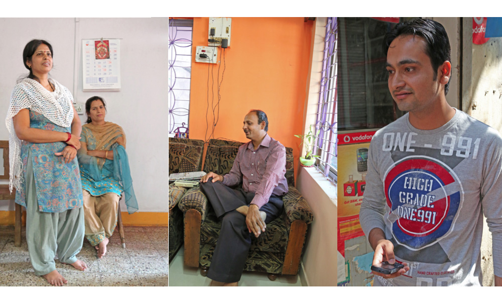 People who were interviewed during the study